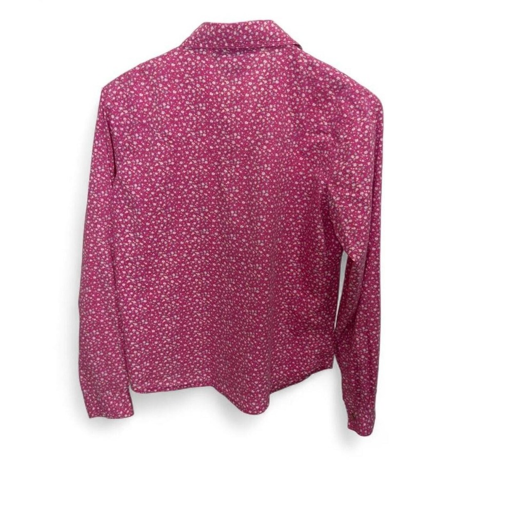 Vintage Adobe Rose western-style pearl snap blouse in Size M. - Picture 2 of 6